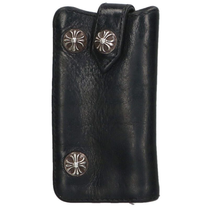 CHROME HEARTS LEATHER KEY CASE