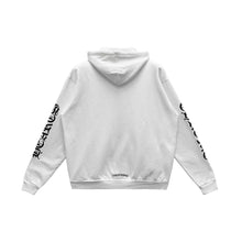 CHROME HEARTS VERTICAL LOGO WHITE ZIP UP (USED)