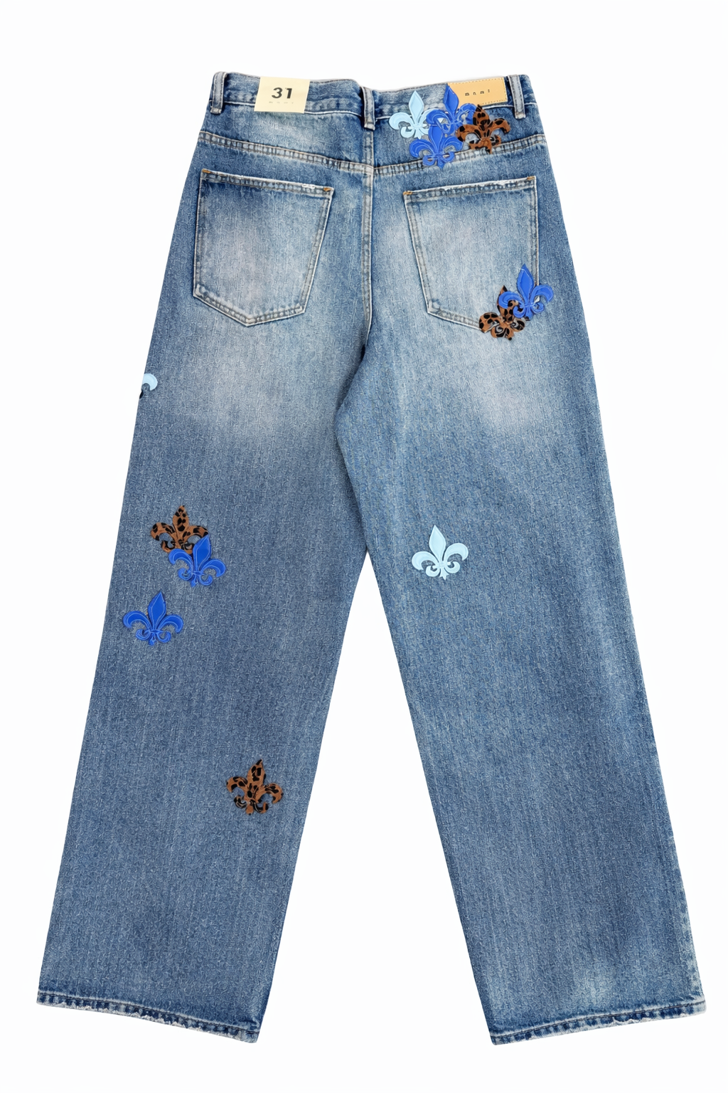 MNML ULTRA BAGGY FLEUR BLUE DENIM