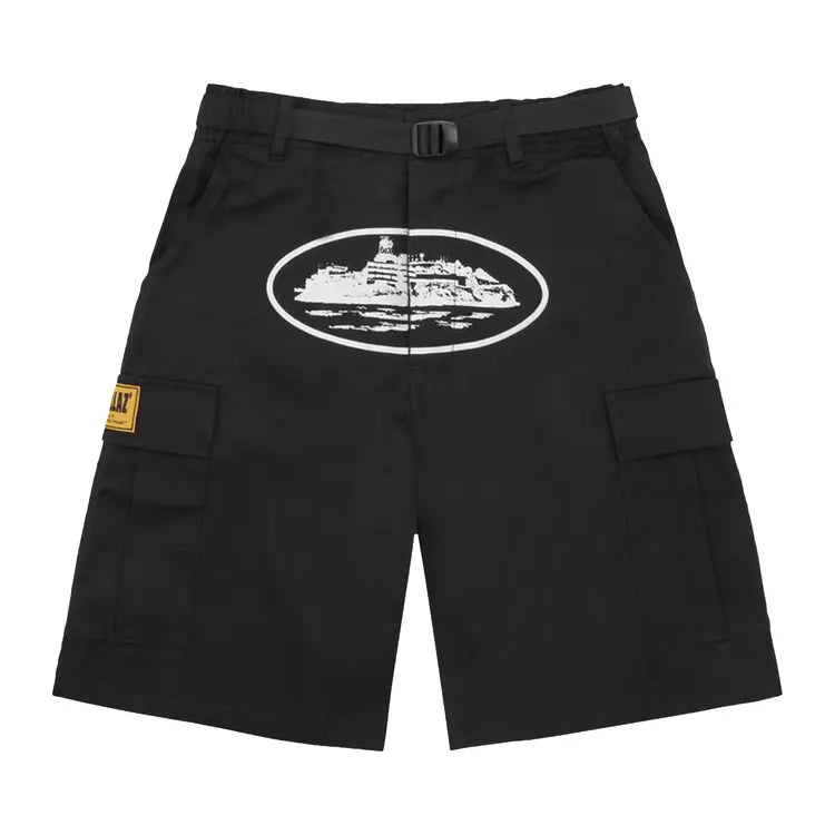 CORTEIZ ALCATRAZ SHORTS WHITE