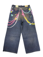MNML RAVE CHAIN PRINTED DENIM JEANS