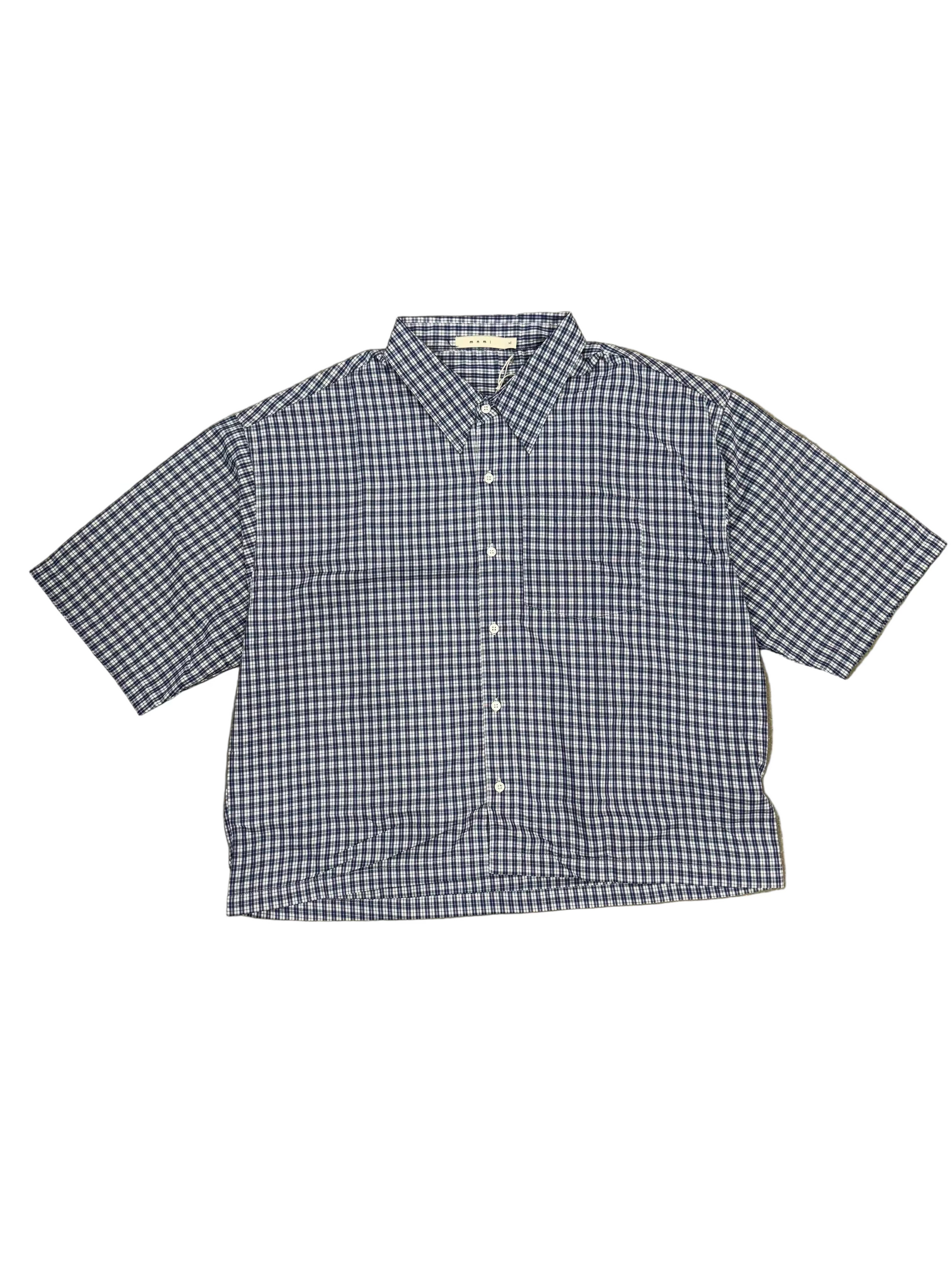 MNML CRISPY POPLIN BLUE OVERSHIRT
