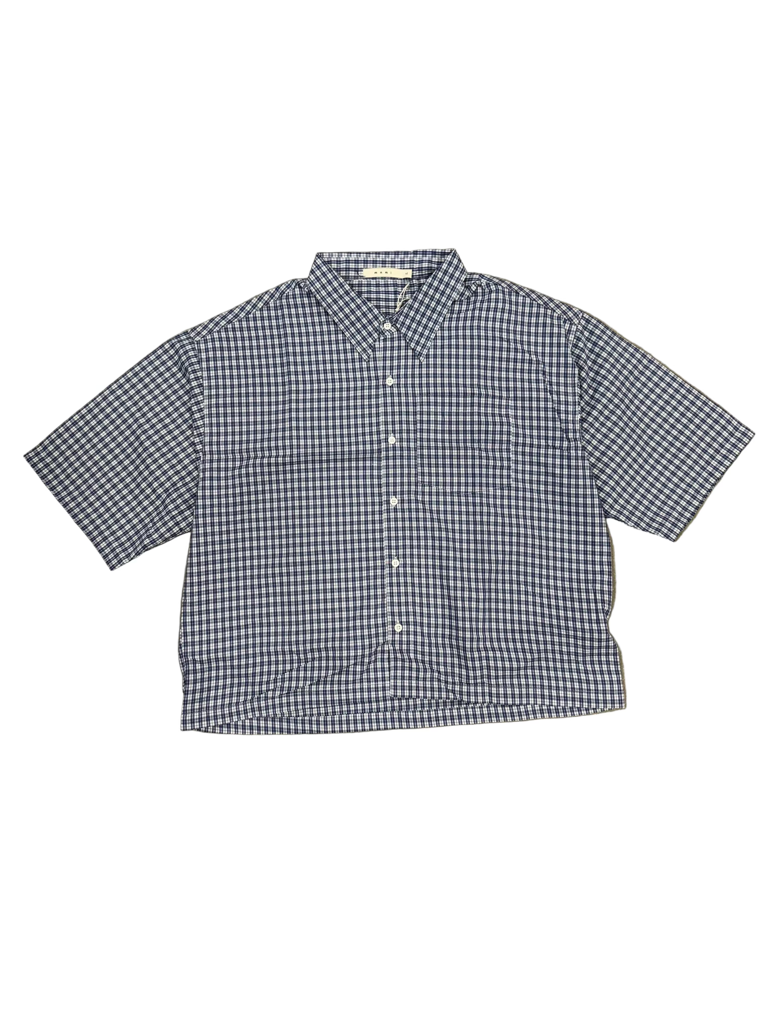 MNML CRISPY POPLIN BLUE OVERSHIRT