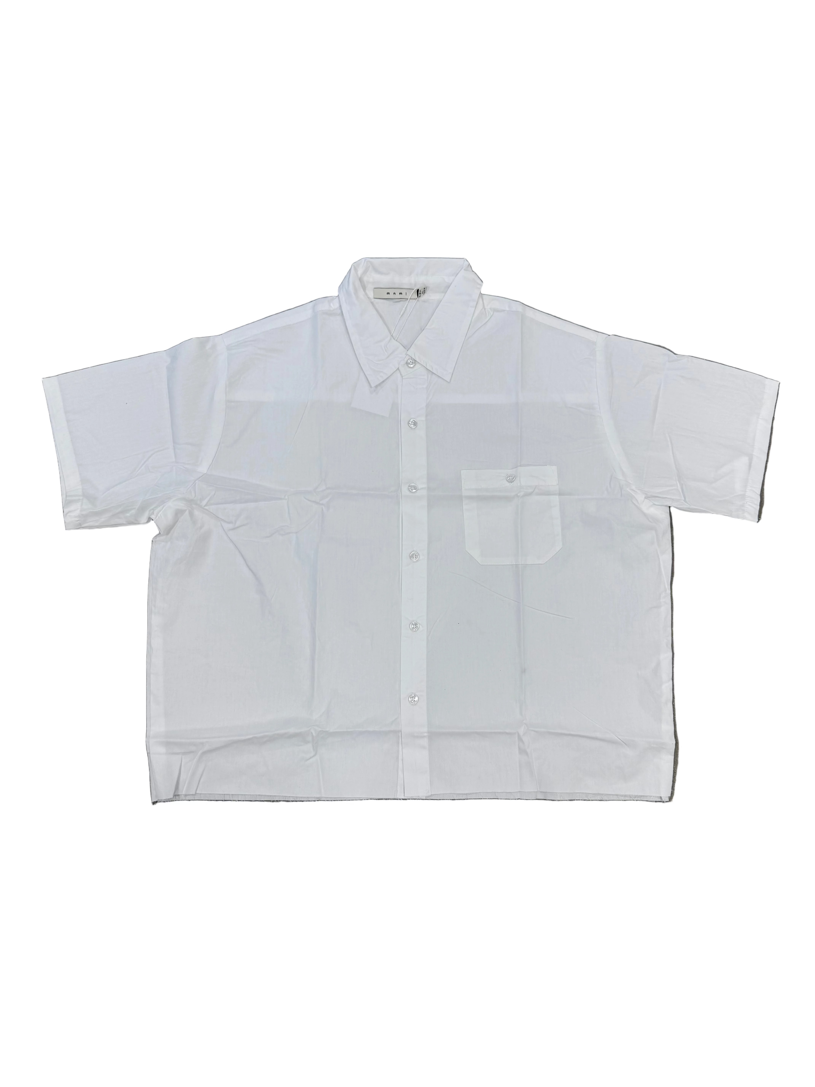 MNML POPLIN CROPPED OVERSHIRT