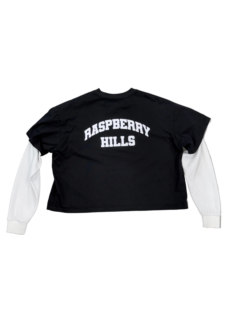 GOLD+VINTAGE GALLERY RASPBERRY HILLS OREO DOUBLE LAYER TEE