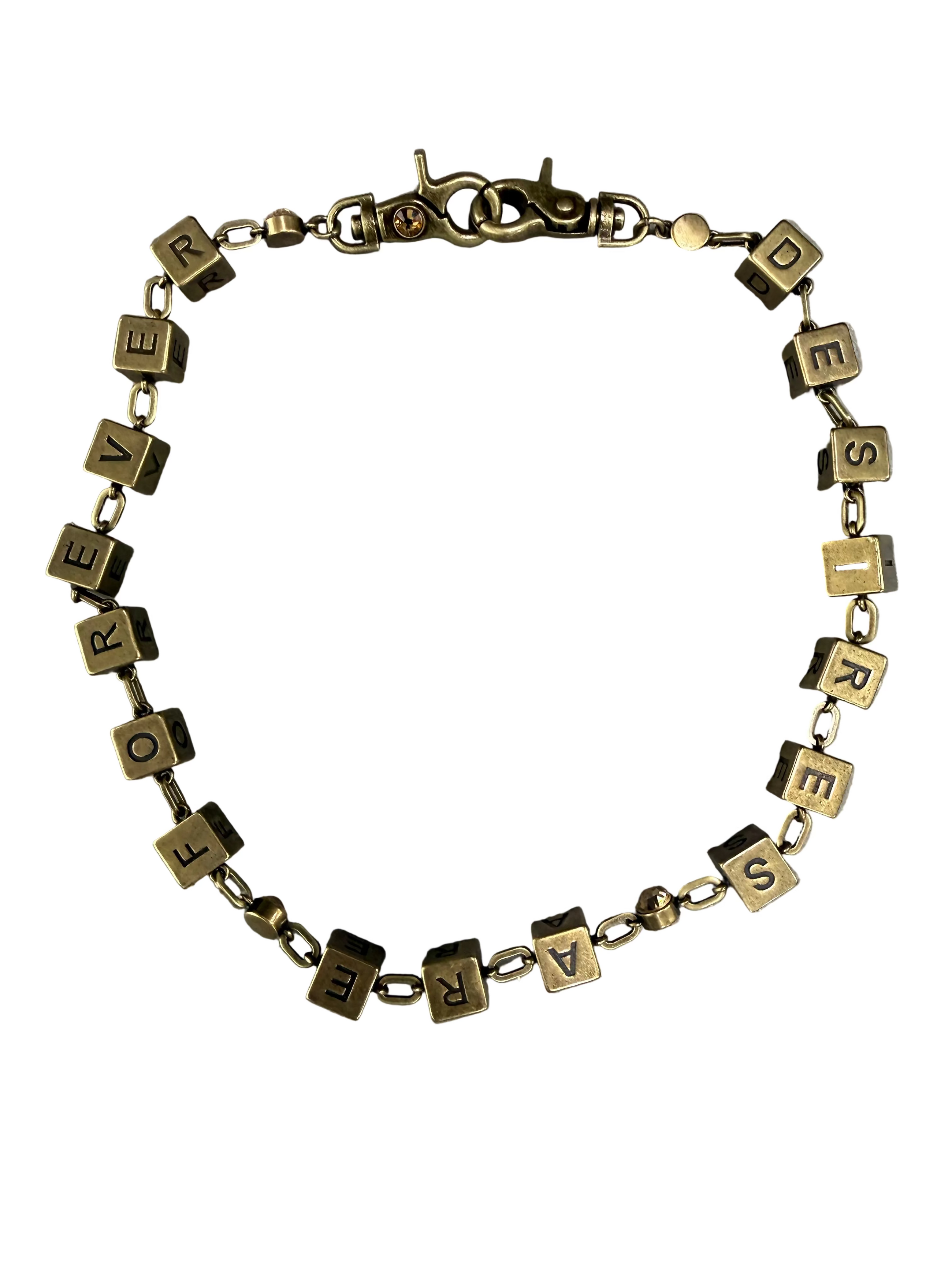MATIÈRE DE DÉSIRS BRONZE WALLET CHAIN