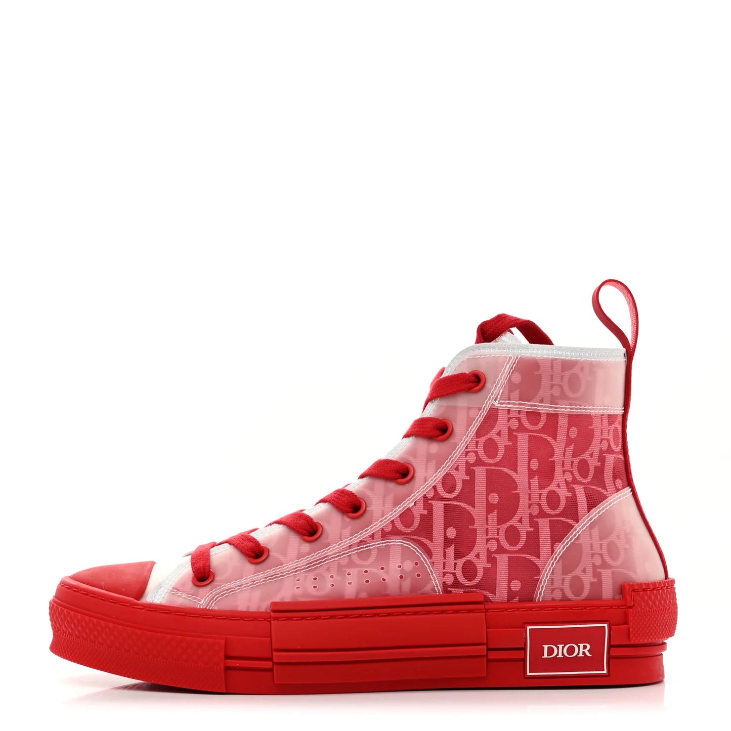DIOR B23 RED HIGHTOPS