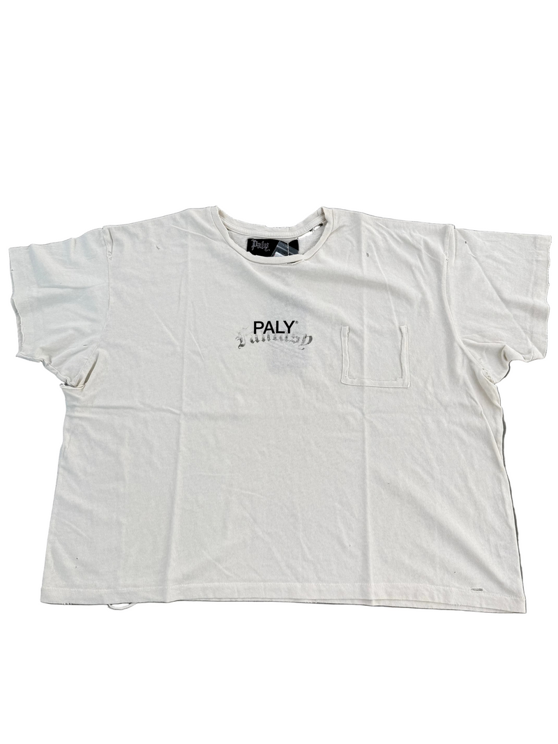 PALY LOGO WHITE TEE