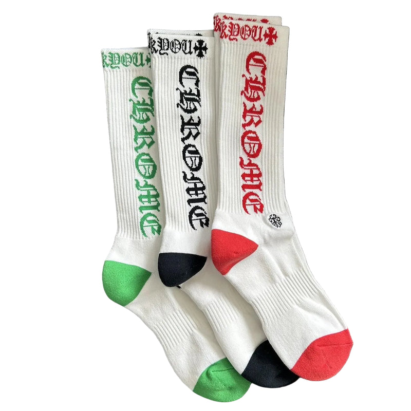 CHROME HEARTS F*** YOU SOCKS 3 PACK