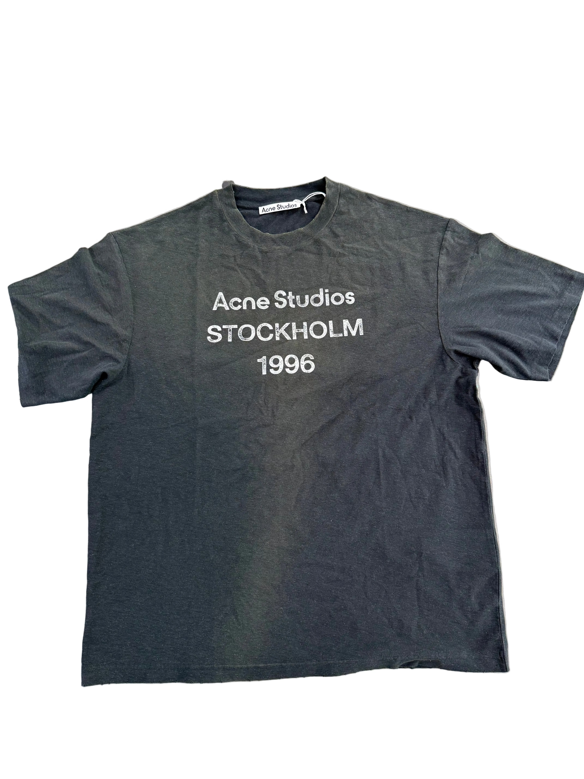 ACNE STUDIOS LOGO TEE BLACK