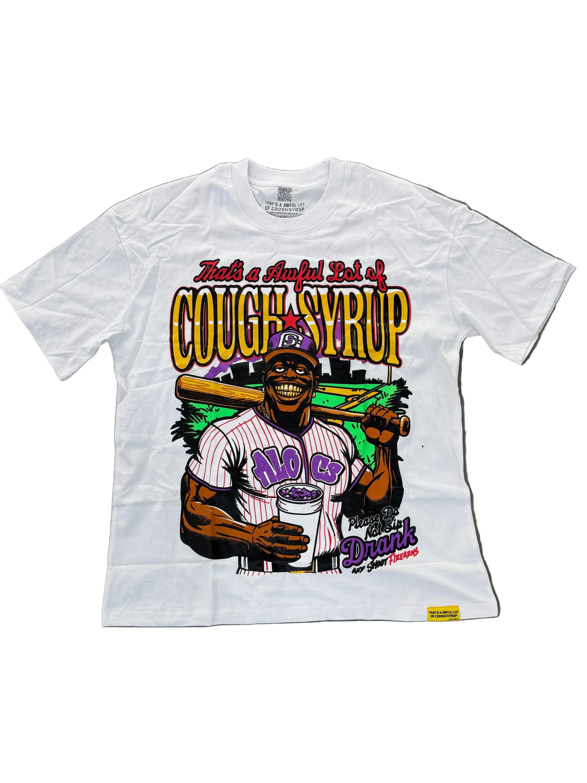 THATS A AWFUL LOT OF COUGH SYRUP BBALL TEE