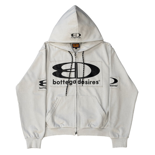 BOTTEGA DESIRES GREY TECH HOODIE