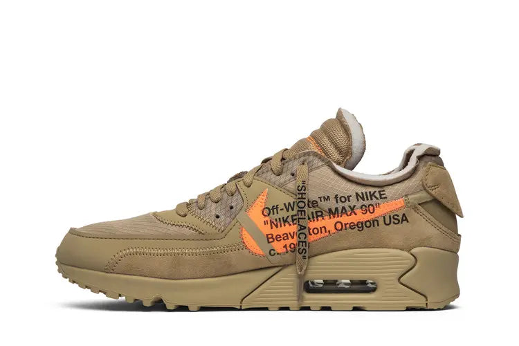 NIKE OFF WHITE AIR MAX 90 DESERT ORE