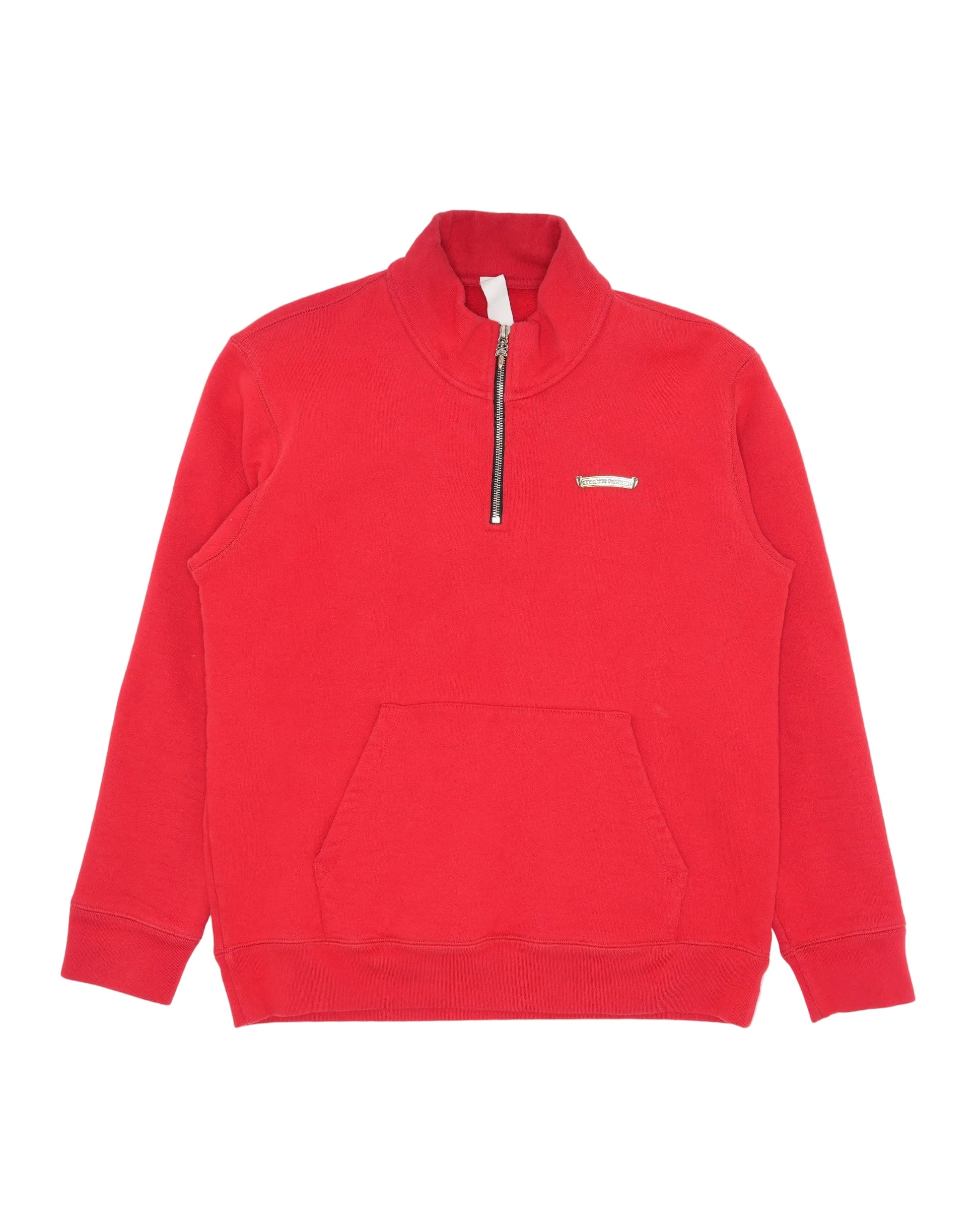 CHROME HEARTS HOLLYWOOD CROSS LOGO HALF ZIP