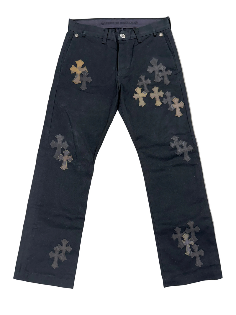 CHROME HEARTS CAMO CROSS PATCH CHINO PANTS