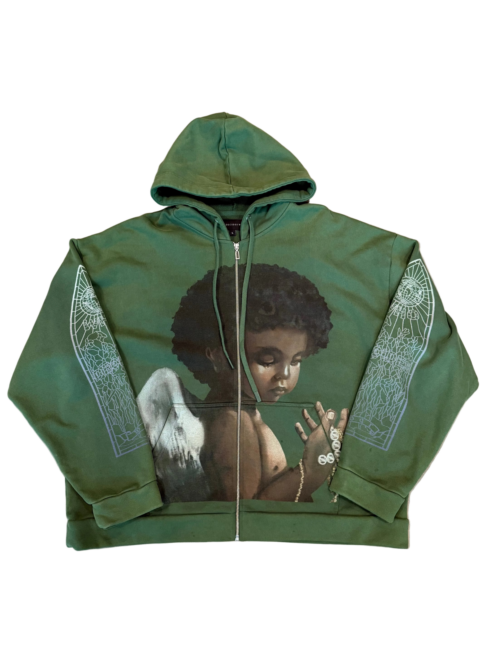 WHO DECIDES WAR SACRED BEING HOODIE