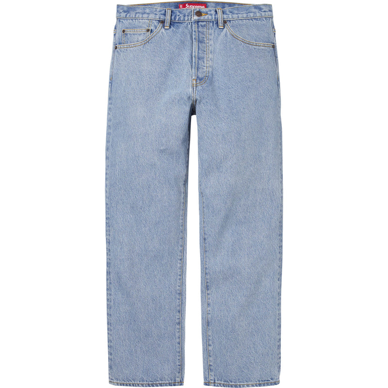 SUPREME REGULAR JEAN BLUE