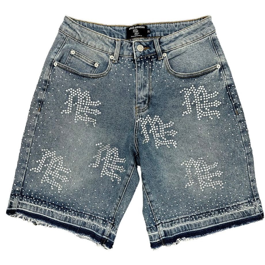 MIXED EMOTION ME DENIM SHORTS