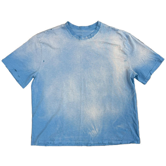 GOLD+VINTAGE GALLERY RASPBERRY HILLS BLUE BLANK TEE