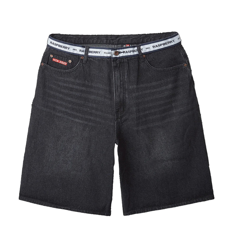 GOLD+VINTAGE GALLERY RASPBERRY HILLS LOGO BAGGY JORTS