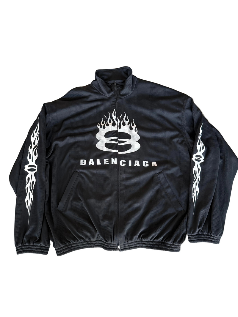 BALENCIAGA OVERSIZED MESH TRACK JACKET