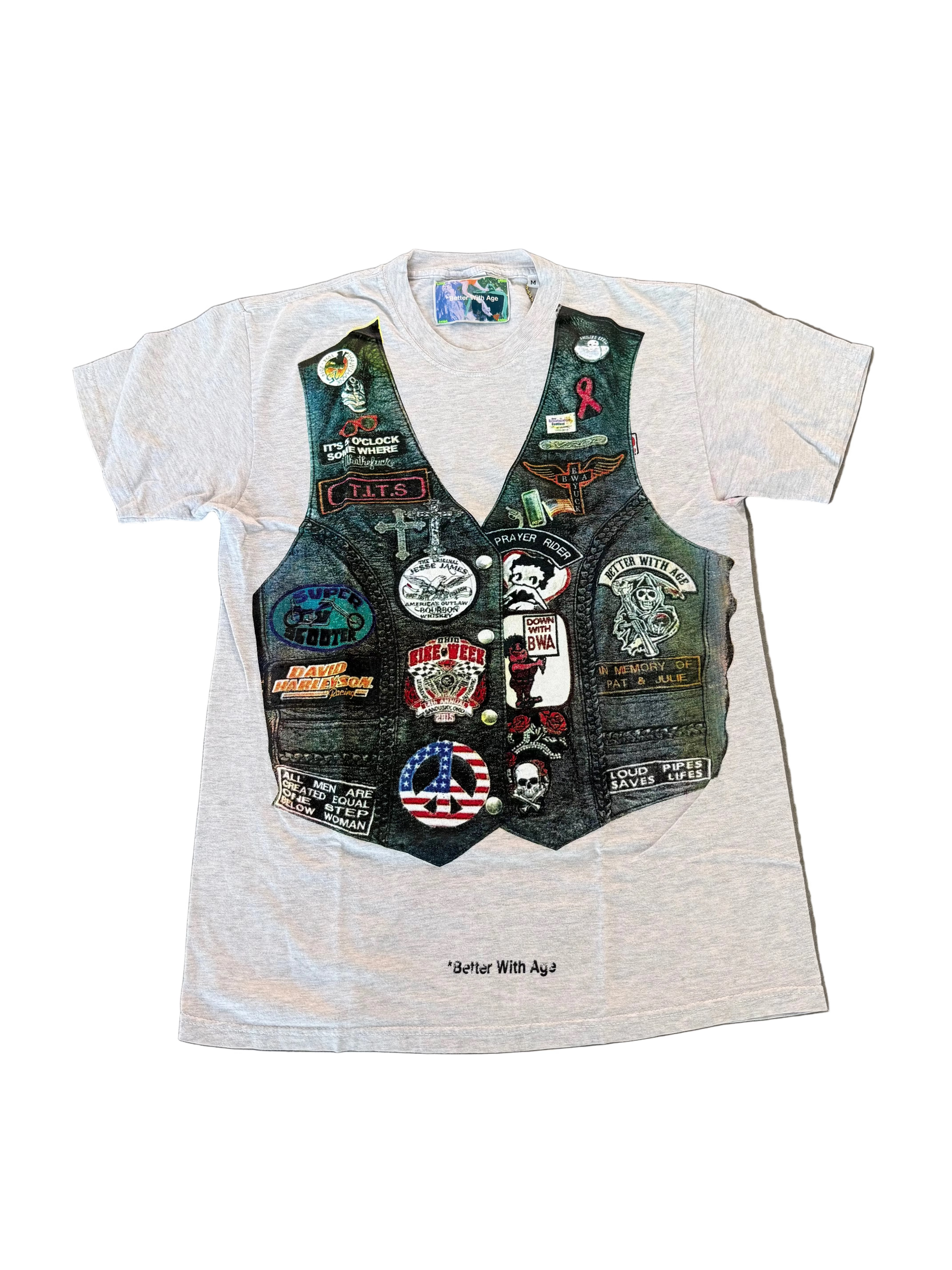 BETTER WITH AGE GREY ROADIE TEE
