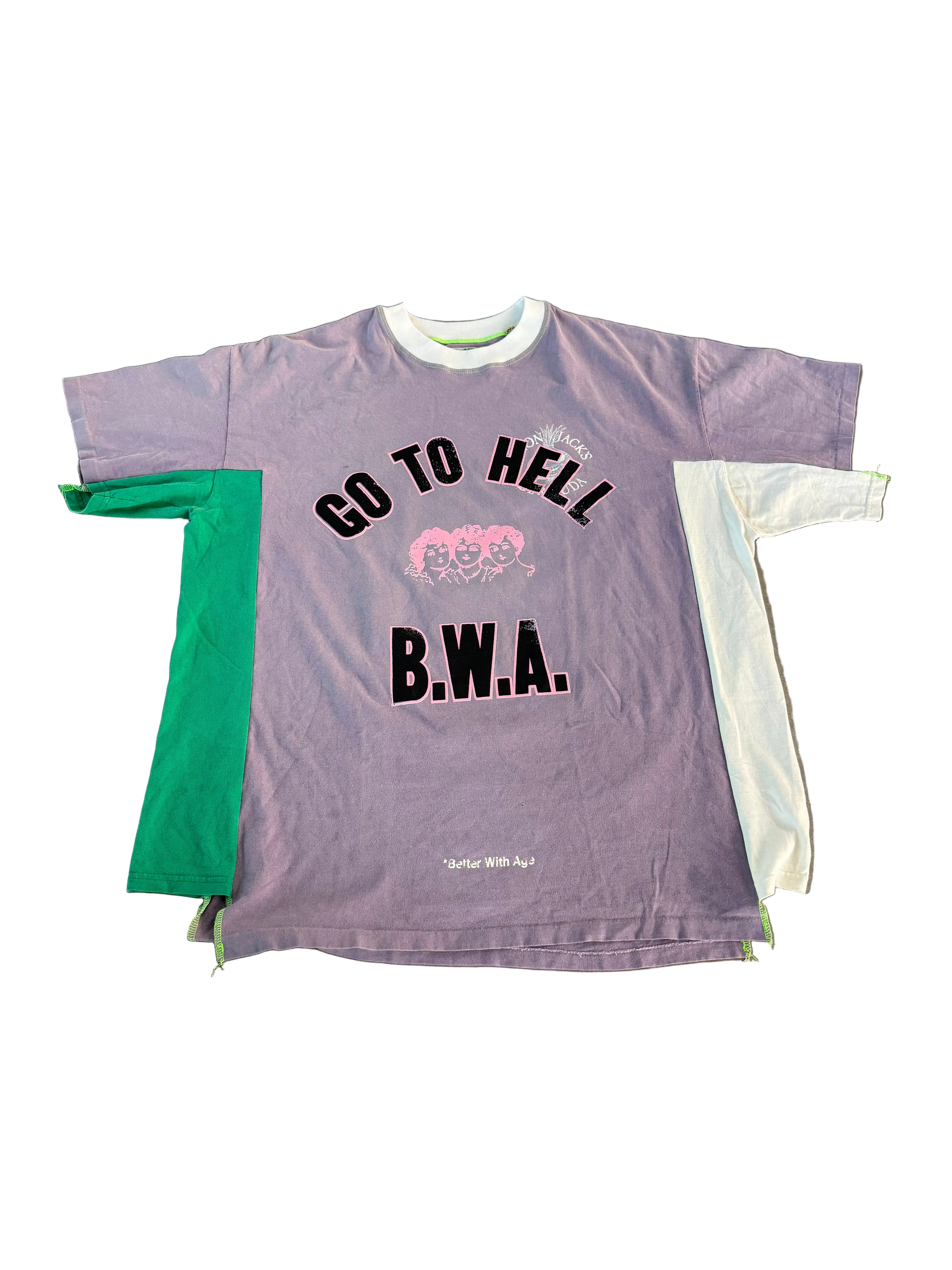 BETTER WITH AGE GO TO HELL CONSTRUCTED TEE
