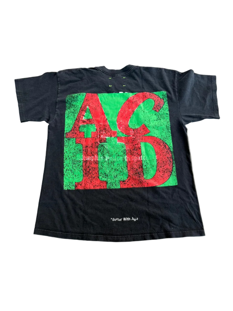 BETTER WITH AGE DONT WORRY BE HAPPY BLACK TEE