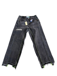 BETTER WITH AGE MONROE DENIM BLACK TROUSERS