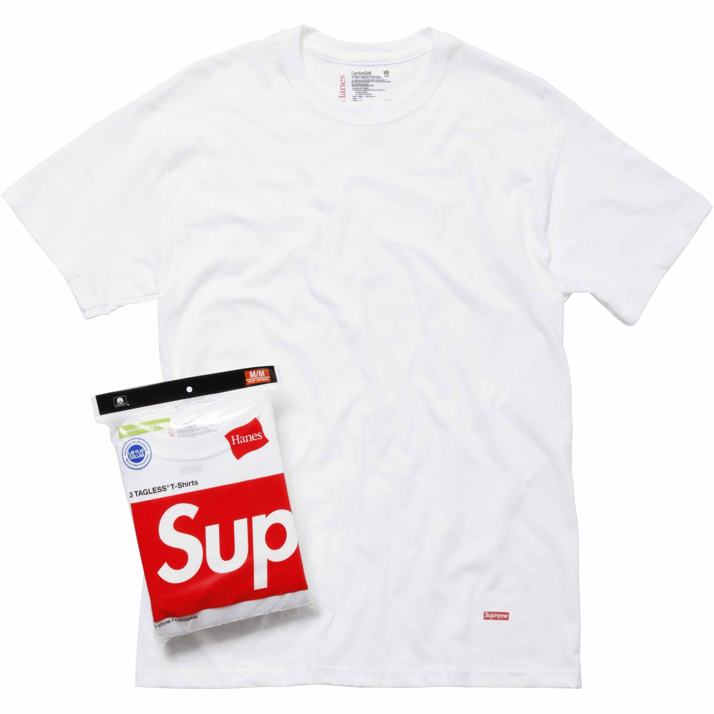 SUPREME TAGLESS TEE 3PK