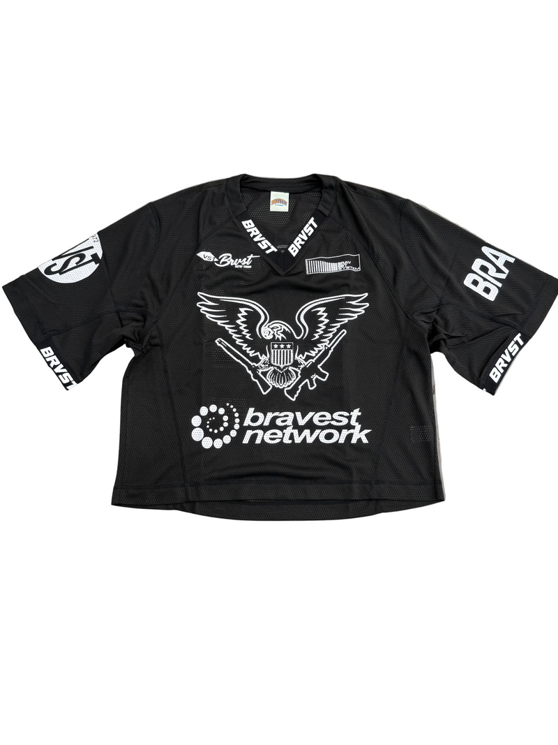 BRAVEST STUDIOS BLACK EAGLE LACROSSE JERSEY