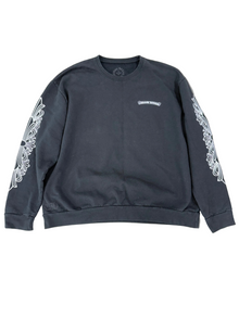 CHROME HEARTS PINK DAGGER EYE CHART CREWNECK SWEATSHIRT