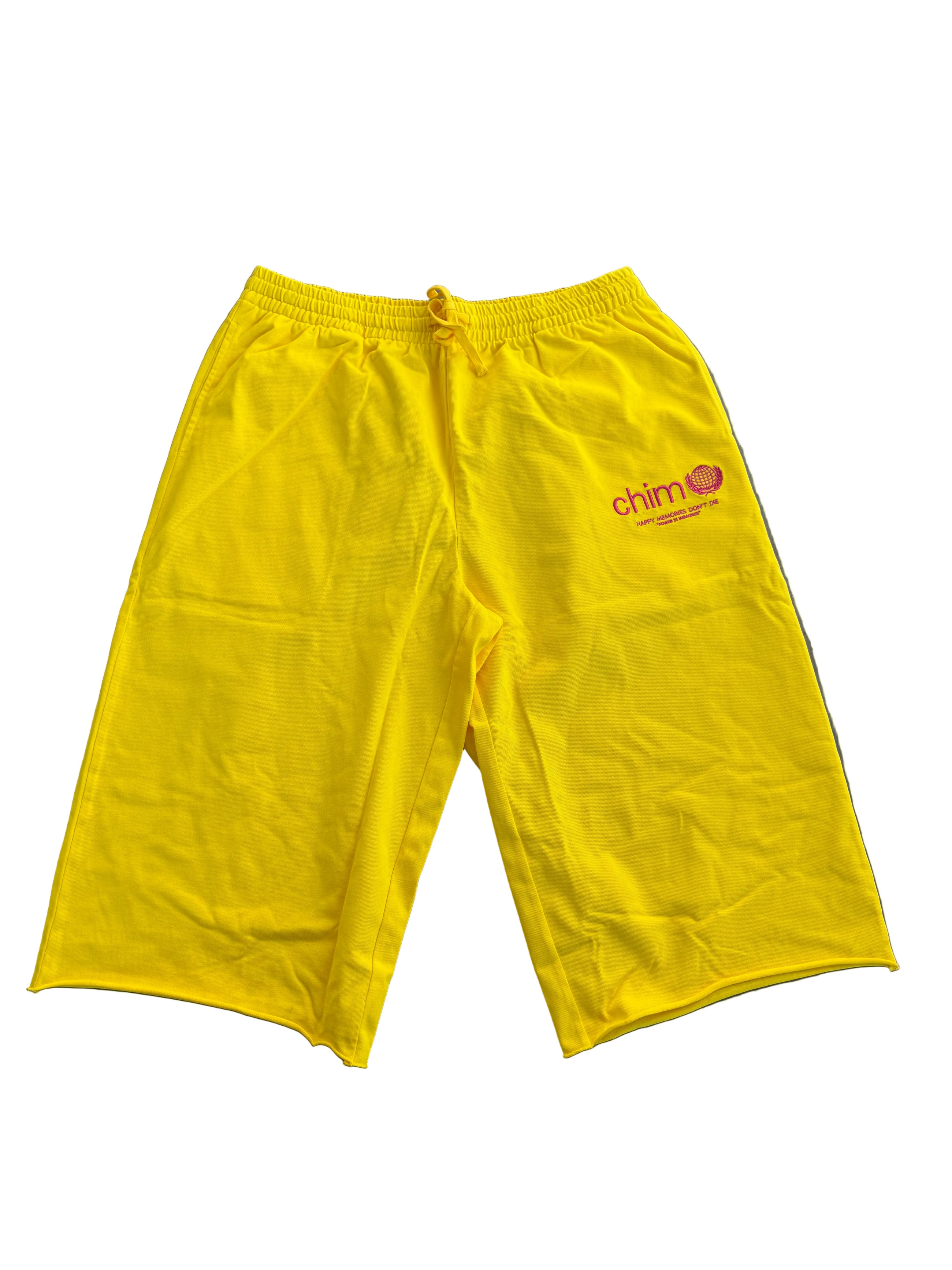 HAPPY MEMORIES DONT DIE HMDD CHIM YELLOW SWEATPANTS