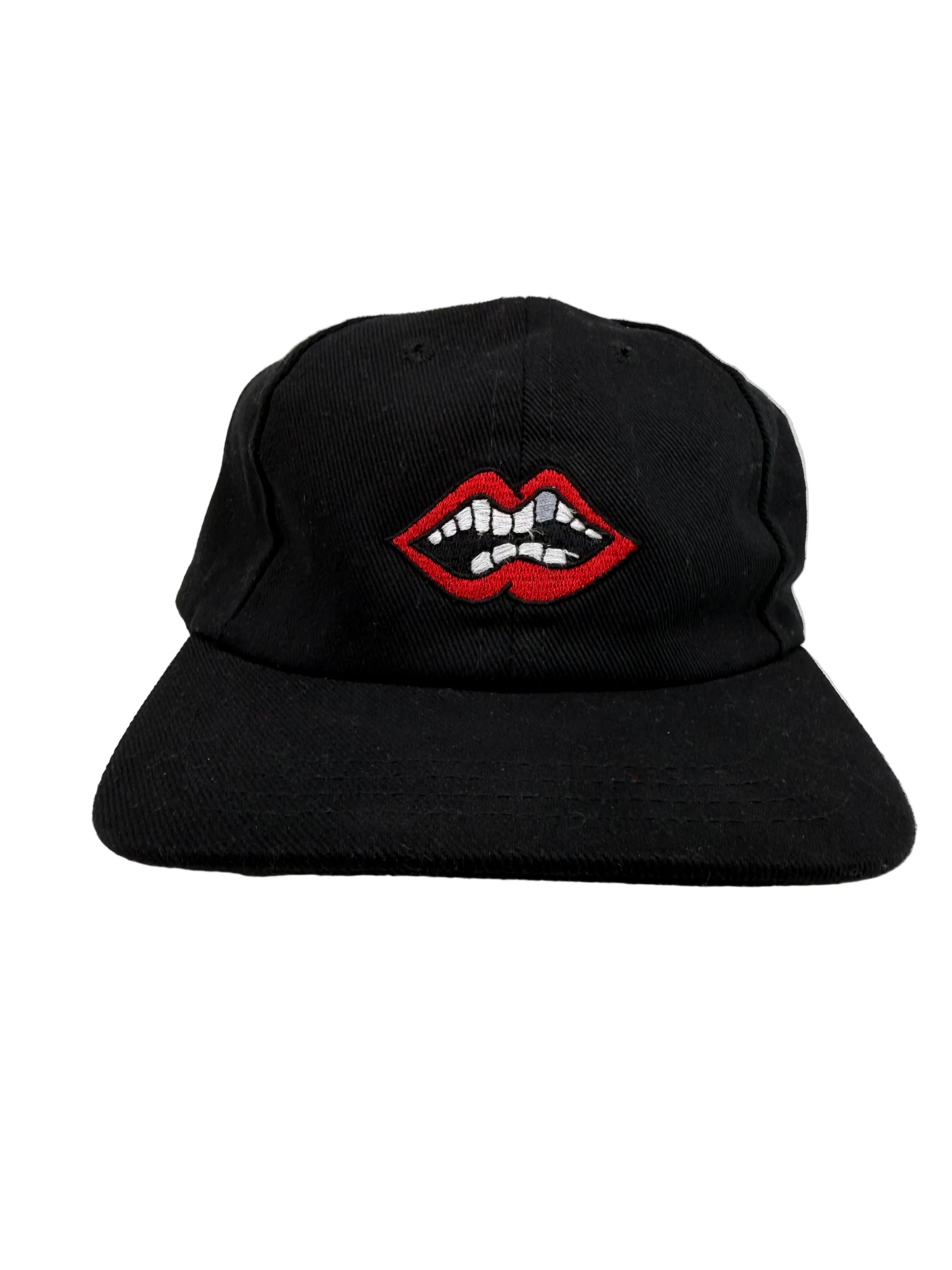 CHROME HEARTS MATTY BOY CHOMPER LEATHER STRAP HAT