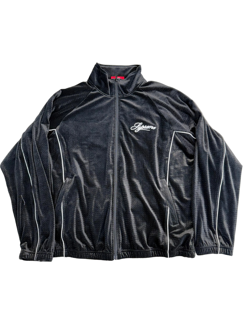 SUPREME VELOUR BLACK JACKET
