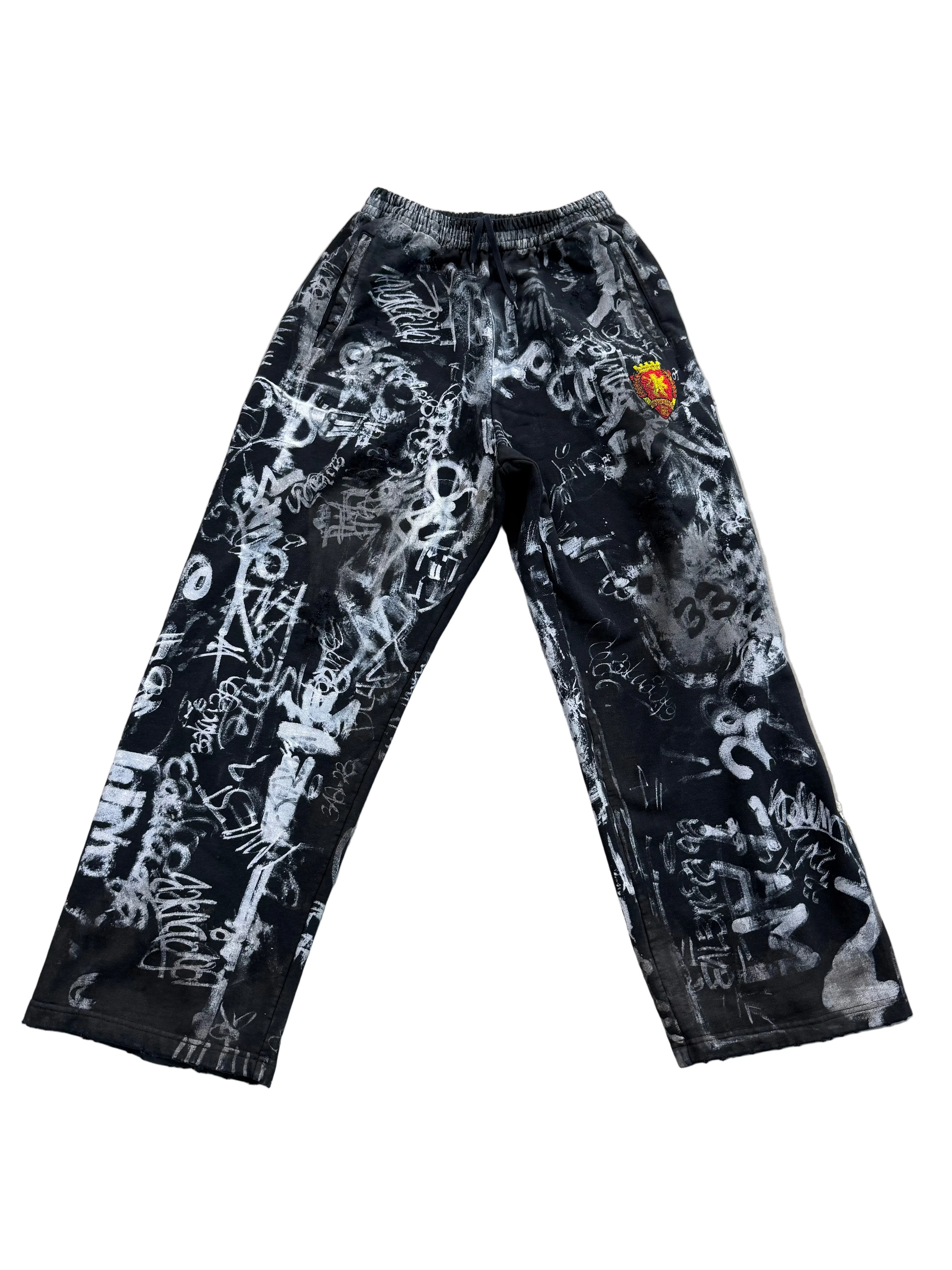 BALENCIAGA BLACK SKATER SWEATPANTS
