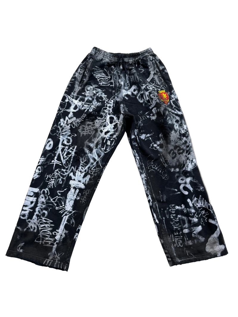 BALENCIAGA BLACK SKATER SWEATPANTS