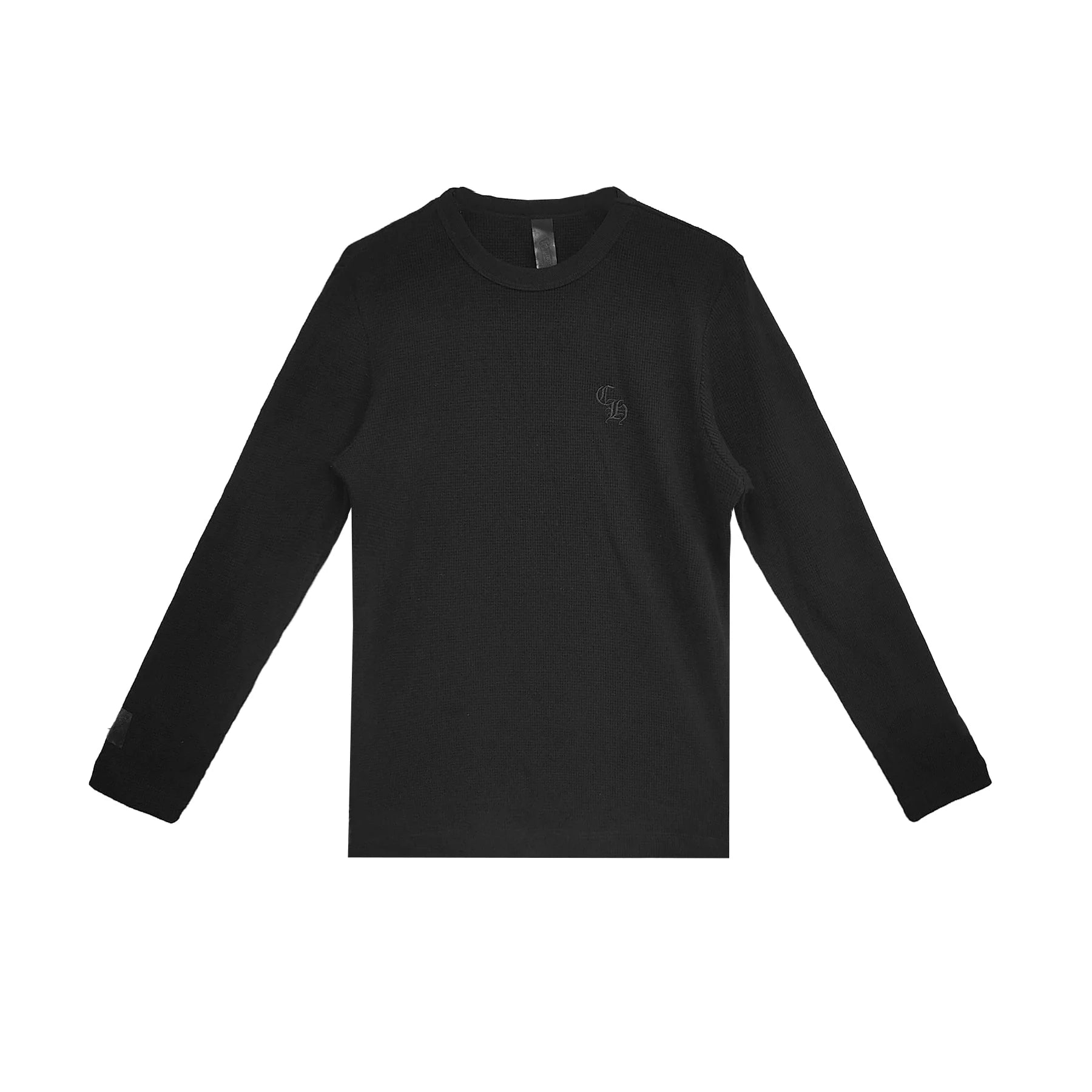 CHROME HEARTS CH LOGO WAFFLE THERMAL LONG SLEEVE TEE
