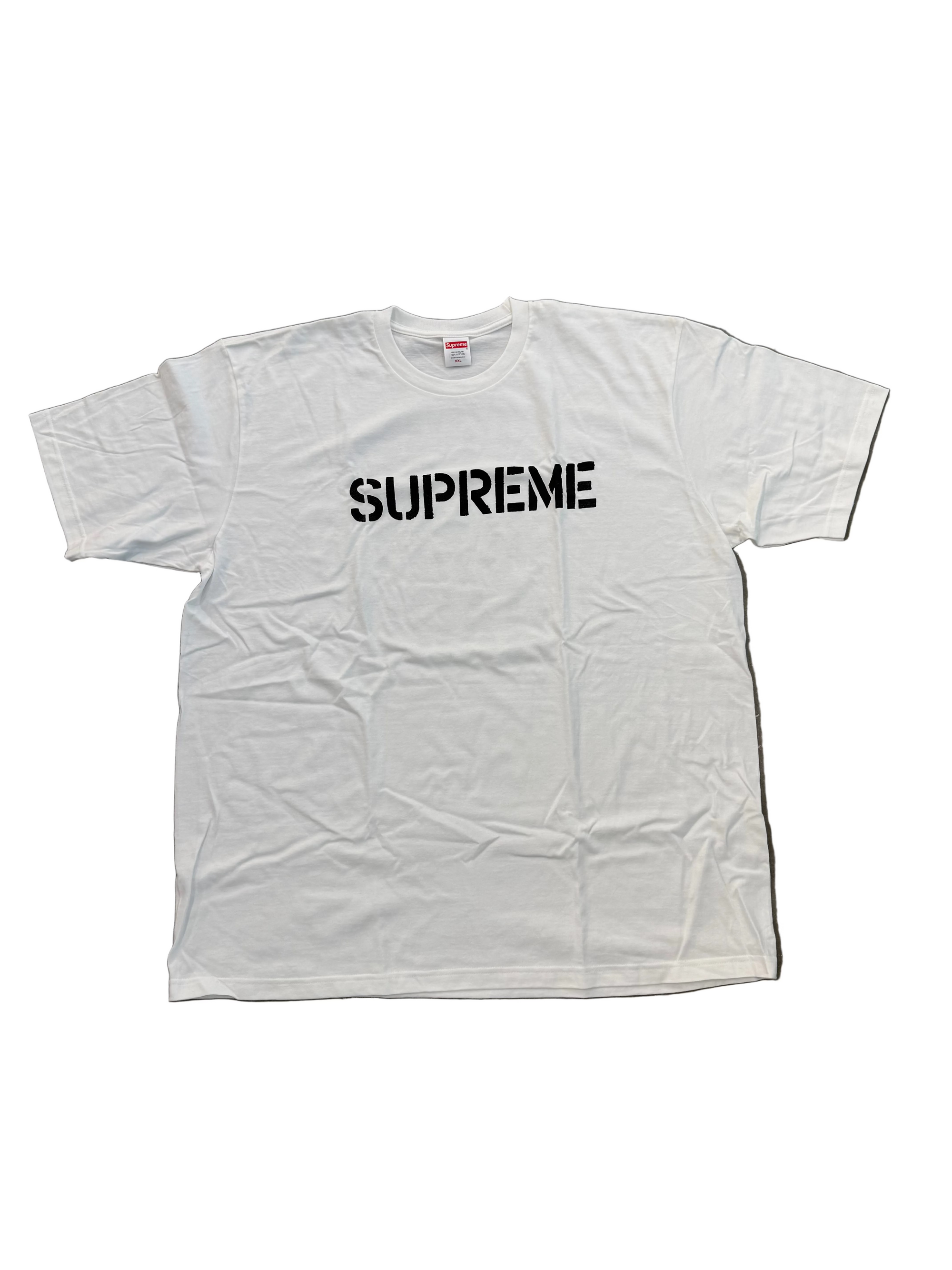 SUPREME WHITE HARD TEE