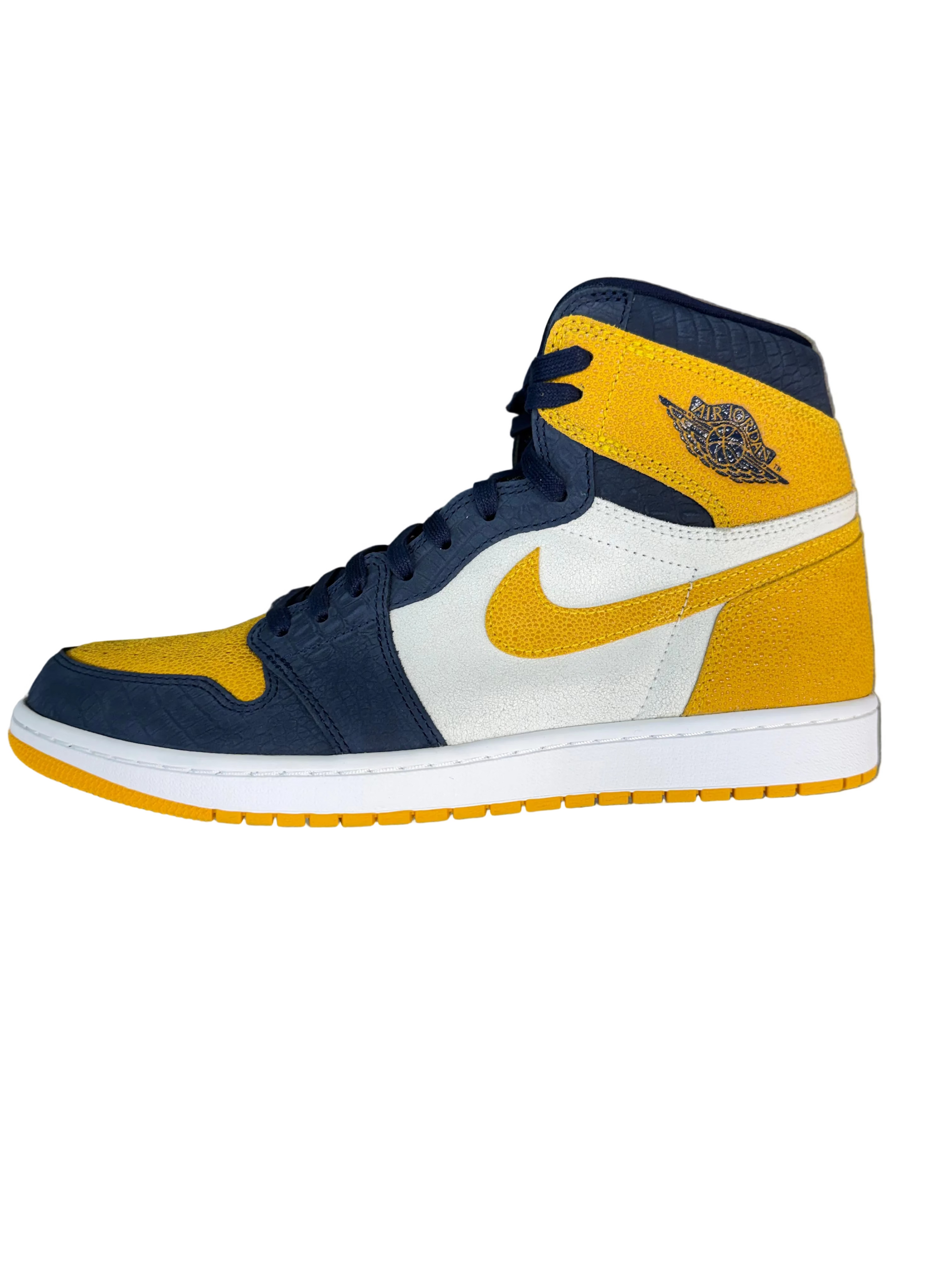 NIKE AIR JORDAN 1 RETRO HIGH OG MICHIGAN WOLVERINES PE PLAYER EXCLUSIVE