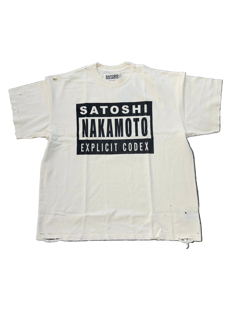 SATOSHI NAKAMOTO EXPLICIT CODEX TEE