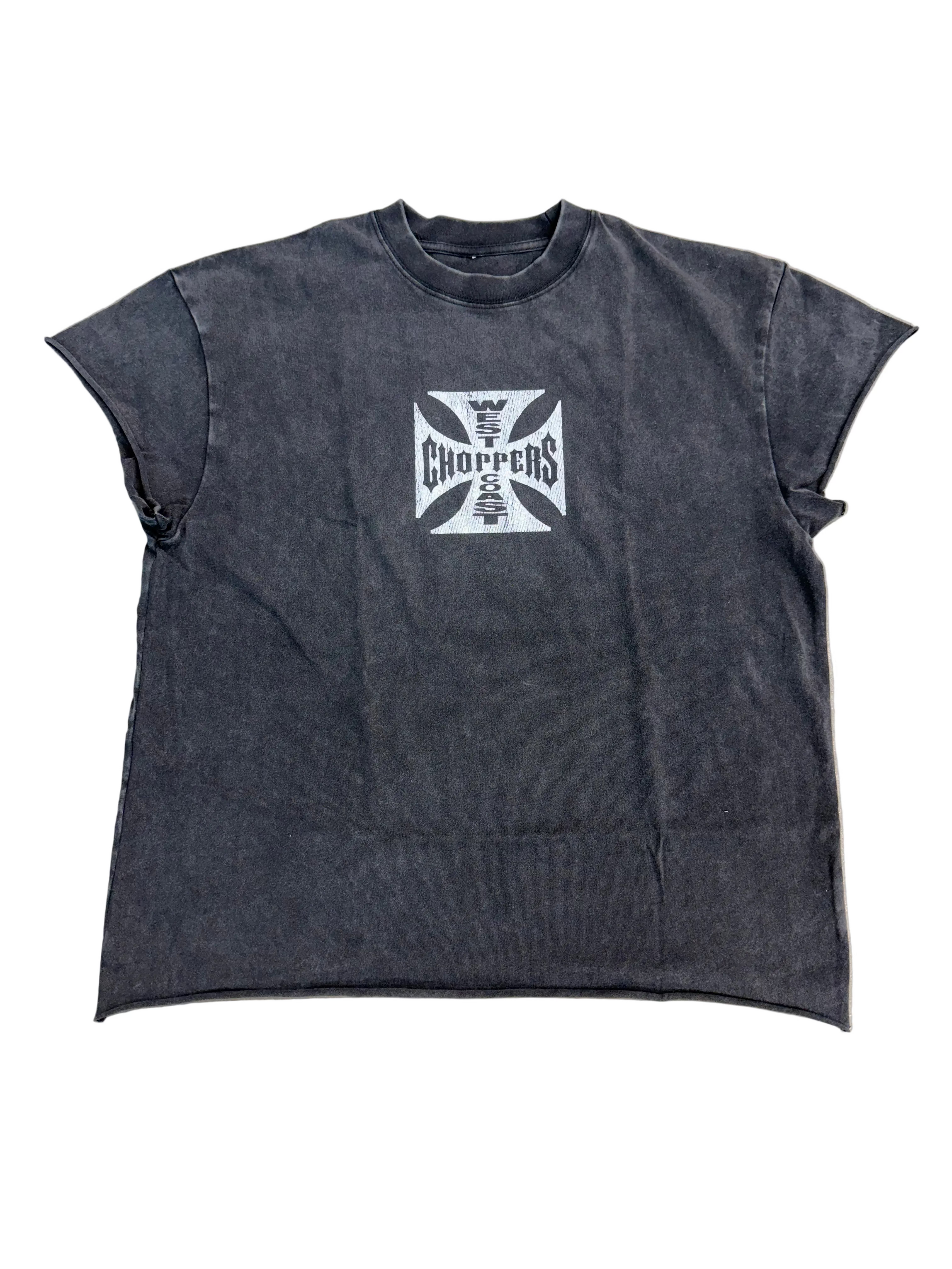 WEST COAST CHOPPERS LOGO CUTOFF TEE