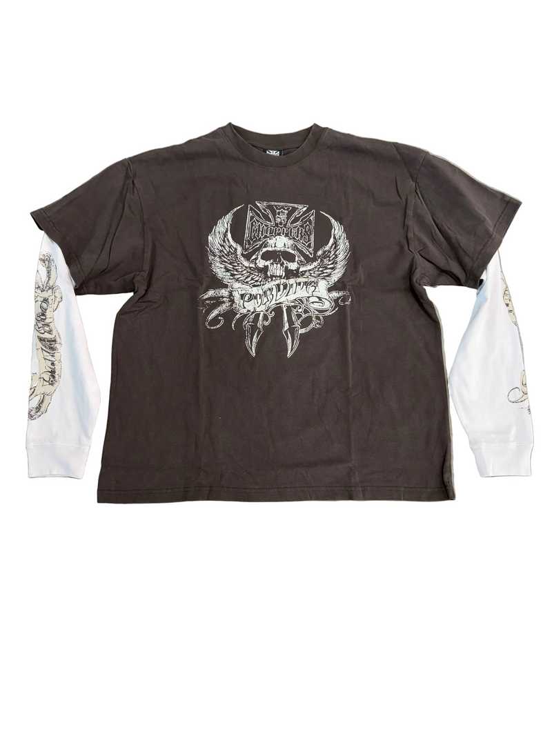 WEST COAST CHOPPERS DOUBLE LAYER TEE