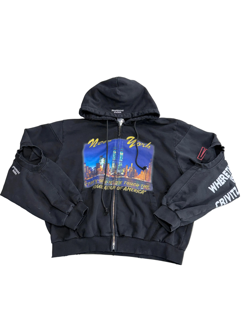PROTOCOL INDEX NEW YORK ZIP UP HOODIE