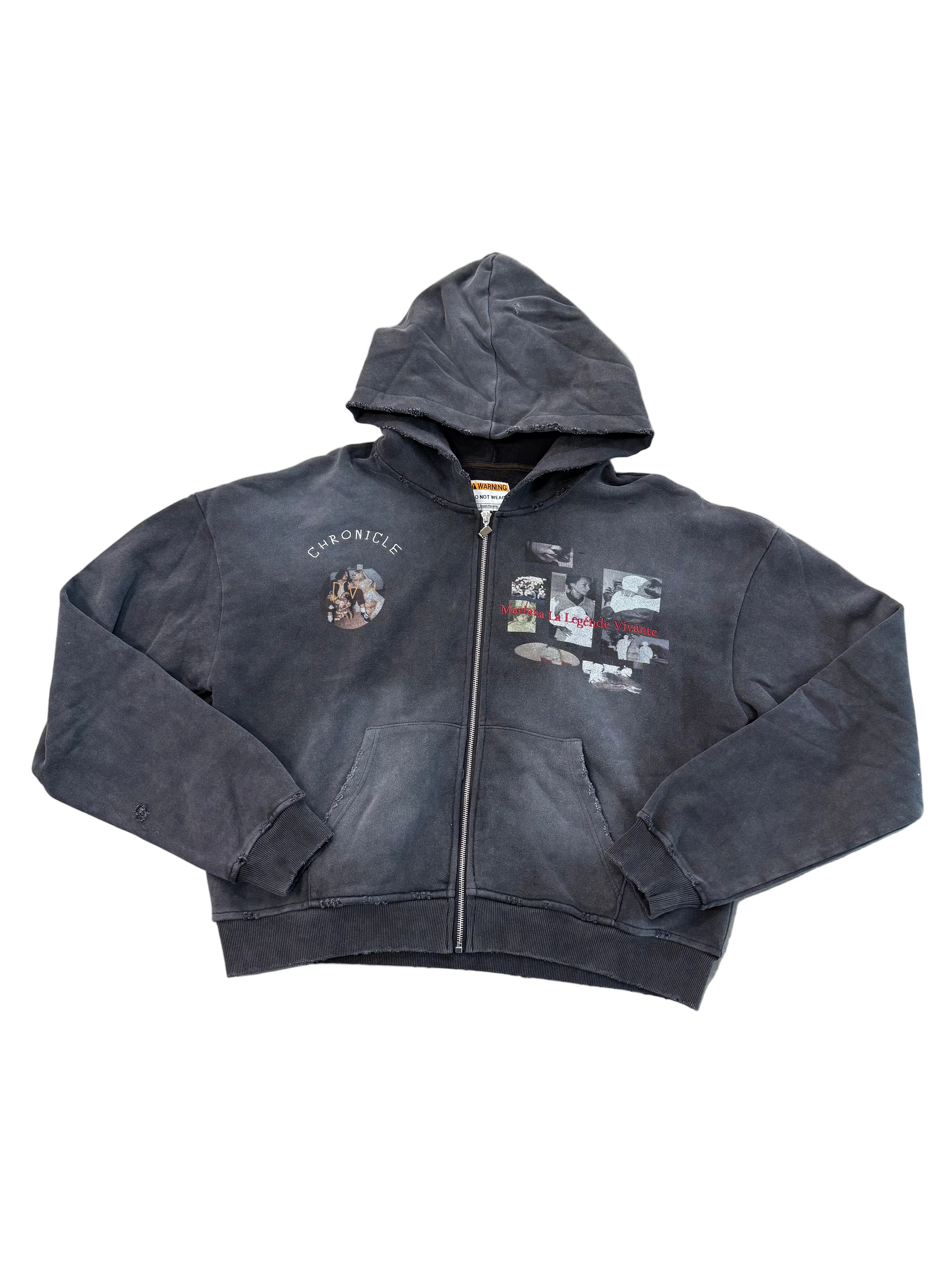 DAVEN HOMME CHRONICLE ZIP UP HOODIE