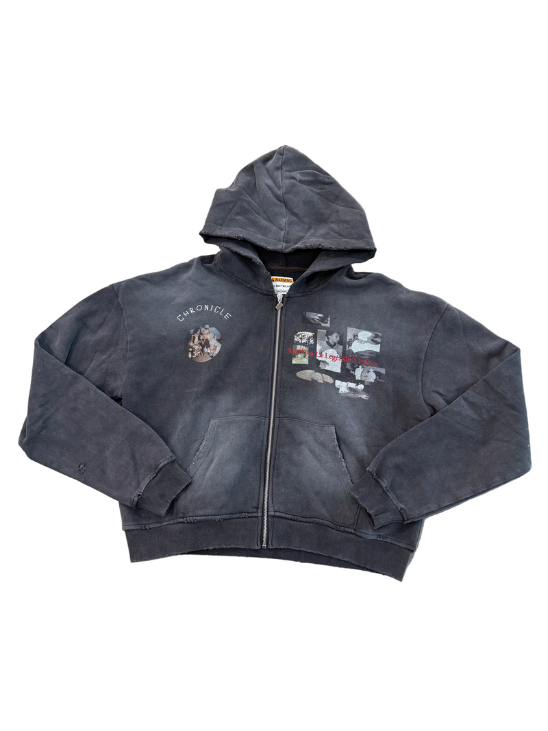 DAVEN HOMME CHRONICLE ZIP UP HOODIE