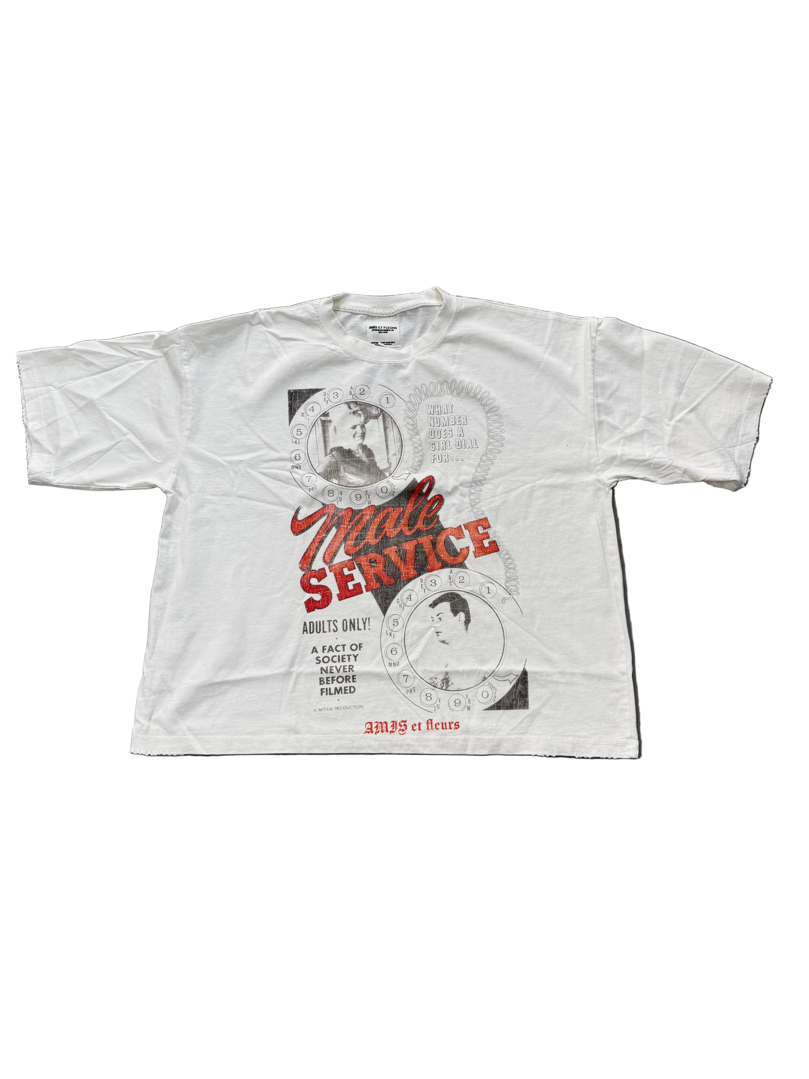 AMIS ET FLEURS MALE SERVICE TEE