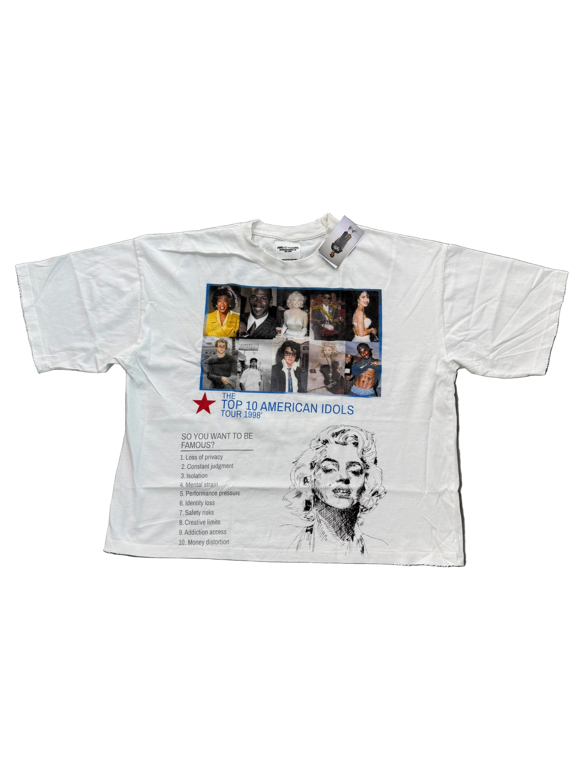 AMIS ET FLEURS AMERICAN IDOLS TEE