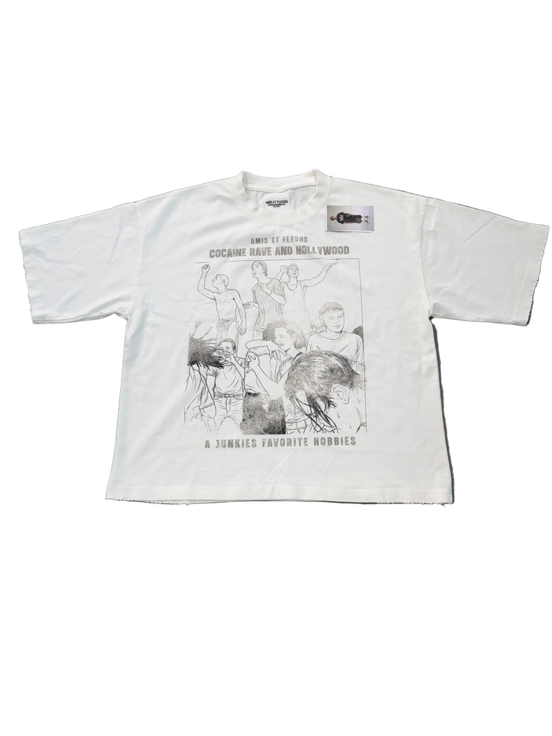 AMIS ET FLEURS COCAINE RAVE TEE