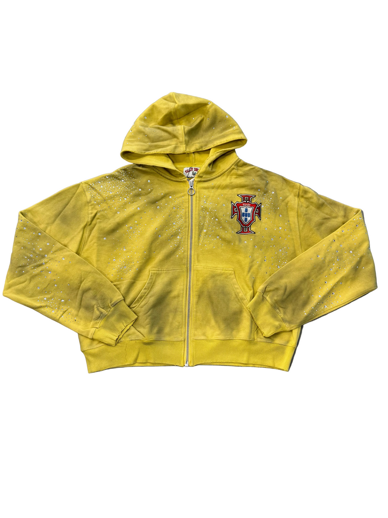 VALE FOREVER SUN CLUSTERED ZIP UP HOODIE